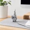 Winter Holiday Decoration Flower Gnome Figurine, 3D Printed Small Garden Statue, Matte Finish Cute Dwarf Ornament for Yard, Lawn, Patio Decor
