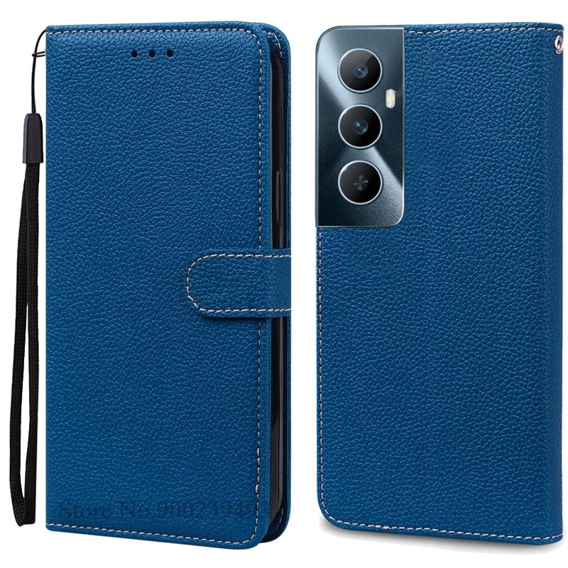 Per Realme C65 Custodia Portafoglio in Pelle con Patta Custodia per Telefono Per Realme C65 4G Coque Fundas Per Oppo Realme C65 Custodia per Telefono