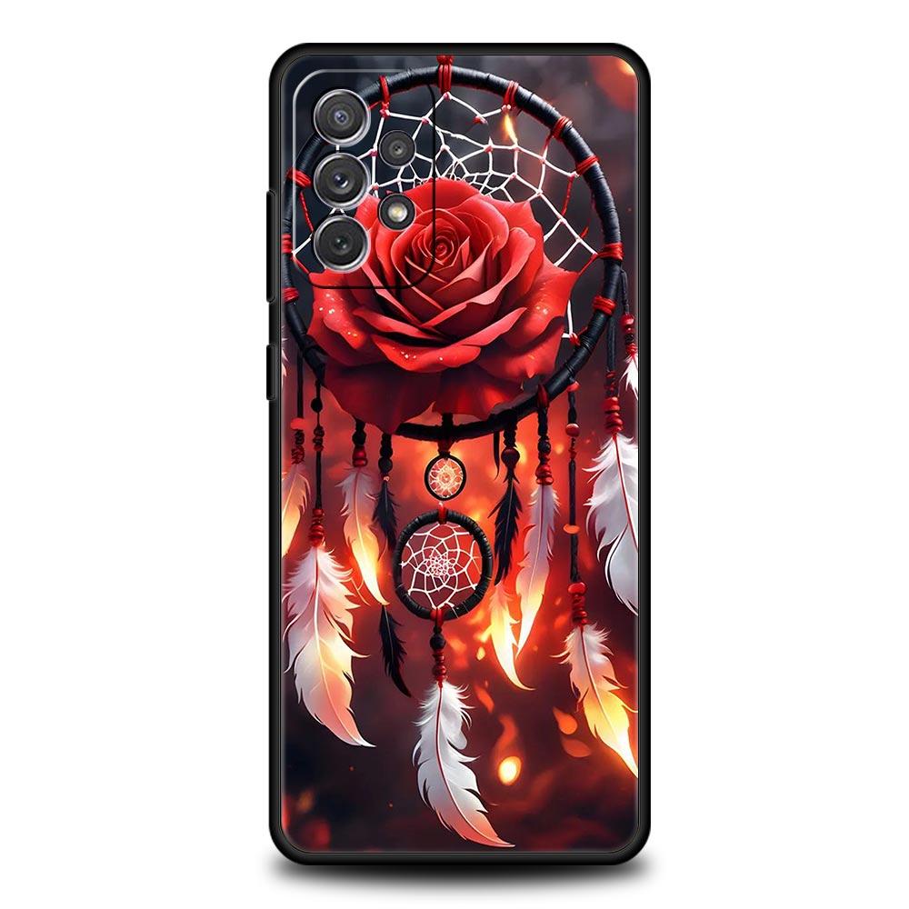 Mandala Dreamcatcher Phone Case For Samsung Galaxy A17 A07 A55 A35 A25 A15 A05 A33 5G A31 A23 A21s A13 A41 A73 A53 A51 A71 Cover