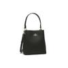 COACH Town Leather Bucket Bag, Portable Crossbody Bag, Shoulder Bag Small Women's Black 1011-IMLON