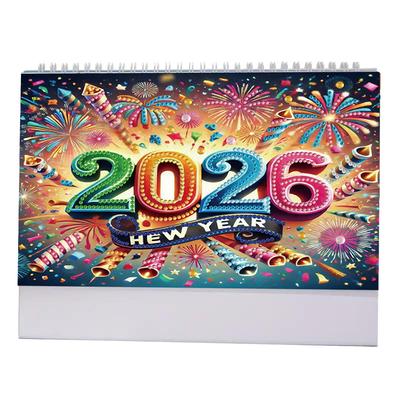 5D/DIY Calendar Diamond Art Paper Desk Calendar Multi-Purpose Crystal Painting Desk Calendars Kit for Wedding Birthday Holiday