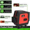 Laser Level 4D 16 Lines Level Bluetooth Auto Self-Leveling APP Control 360 Horizontal And Vertical Cross Green Laser Level