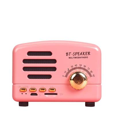 SMEBERT BT01 Retro Wooden Portable Bluetooth Speaker CN Plug (adapter Included)