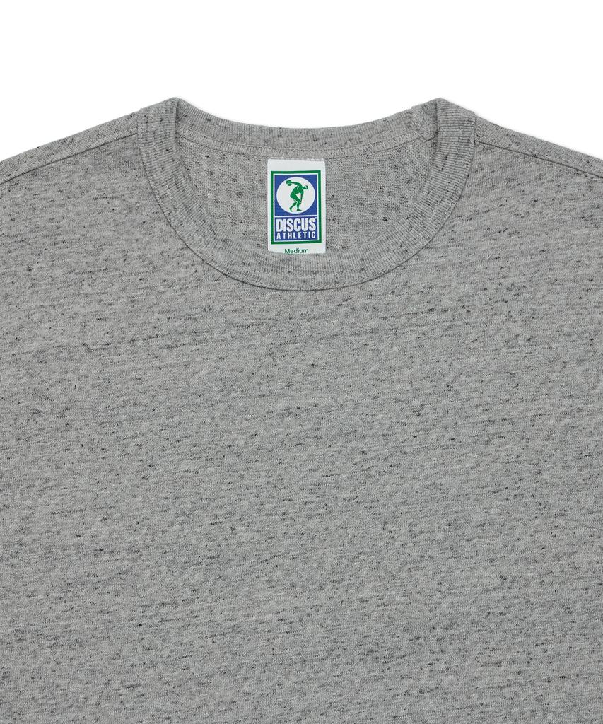 DISCUS ATHLETIC Super Heavyweight Regular Fit Blank T-Shirt Heather Grey
