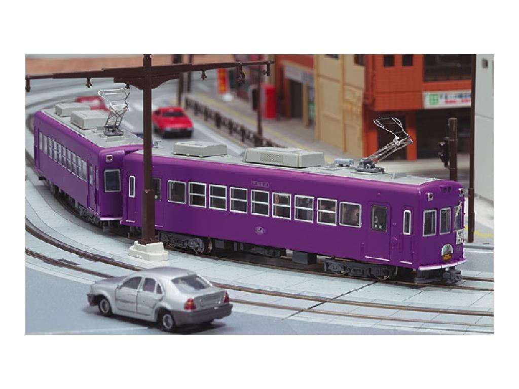 

MODEMO N Gauge NT142 Keifuku Electric Railway Серия Mobo 101 Киотская фиолетовая окраска 101 T No. (Дополнение Автомобиль)
