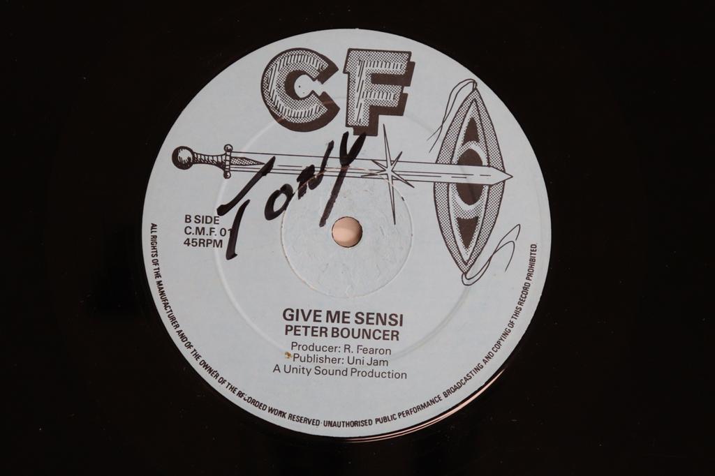 12inch Record PETER BOUNCER - Give Me Sensi / Sad Sweet Dreamer CMF01 CFC UK Reggae, Ska & Dub Used