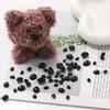 100/150/200 Stück 5-10 mm Sicherheitsaugen Augapfel Schwarzer Kunststoff Puppenzubehör Für Spielzeug DIY-Kit Bastelaugen Tierpuppe Dekoration
