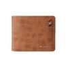 New Men'S Wallet Men'S Short Wallet Middle-Aged And Youth Wallet Large Capacity Durable Wallet
