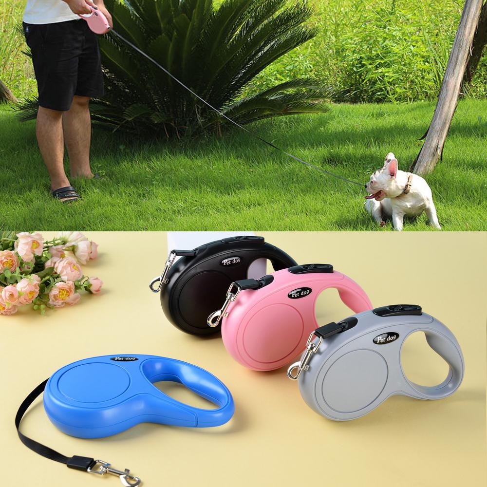 3M/5M Retractable Dog Leash Outside Traveling Puppy Collar Automatic Walk a Dog Harness Strong Nylon Small Dog Rope For Pets
