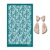 23 Styles Self-Adhesive Silk Screen Stencils for Polymer Clay Palm Leaves Reusable Mesh Transfer Printing Earring Jewelry Making