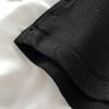 High-waisted Black Denim Short Pants for Women Simple and Versatile Tight and Hip-covered Pants