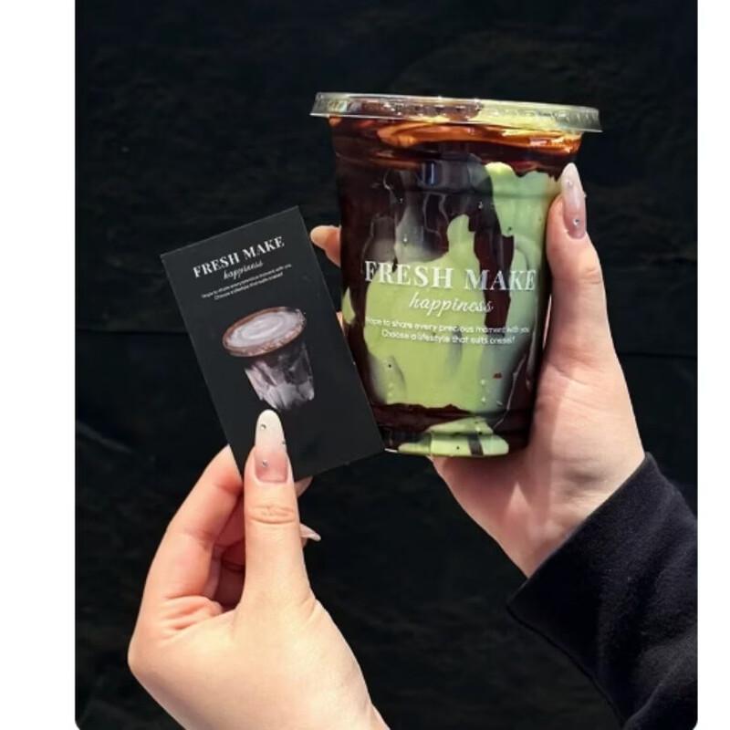 Portable Plastic Cold Drink Cups with Direct Drink Lids