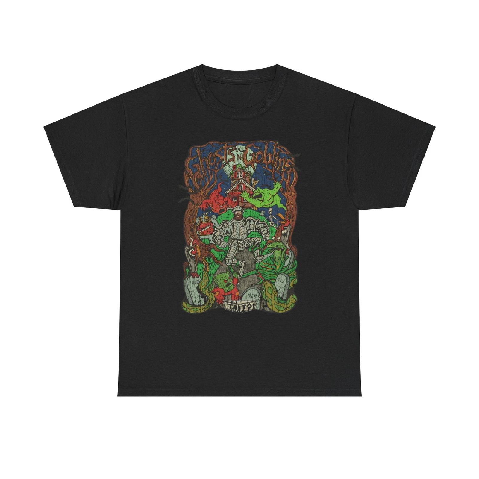 Ghosts n Goblins Arcade 1985 Video Game T-shirt XS