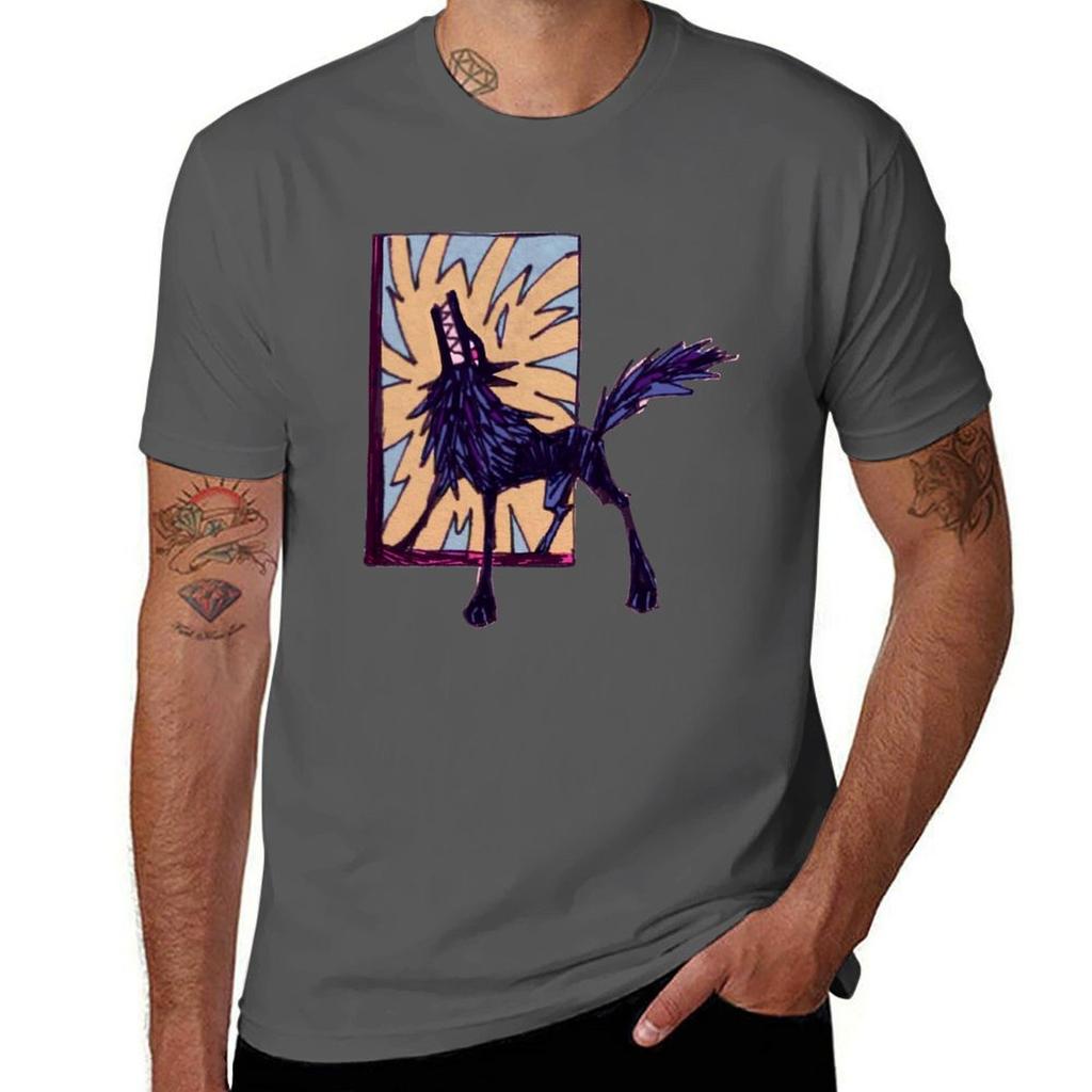 wolf at the door TShirt Lightweight Hiking TShirt
