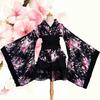 Kimono Sexy Estilo Japonés Bata para Niñas Vestido de Sirvienta Lolita para Mujeres Fiesta Baile Disfraces Cosplay Anime JP