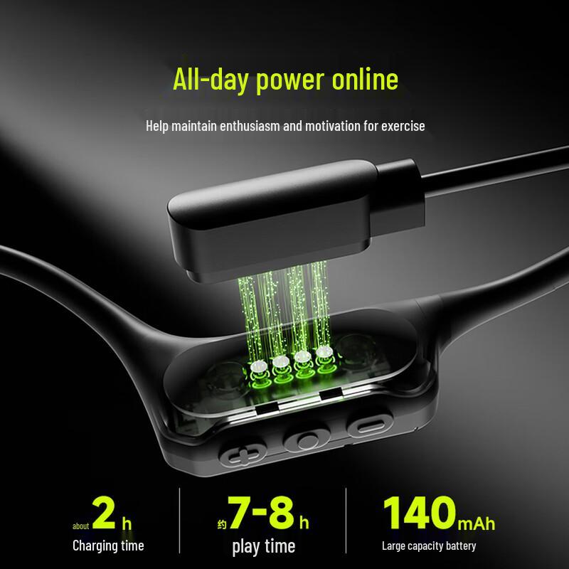 Aigo GS08 Bone Conduction Swimming Headphones with MP3