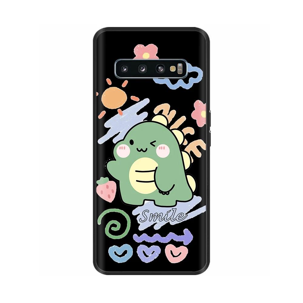 Shockproof Cover For Samsung Galaxy S10 Phone Case Animals Painted Shell For Samsung S10 Plus S10+ S 10 Soft Silicone Back Cover