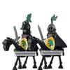 Skeleton Soldier Army King Knight Undead Horse Warrior Bricks Building Block Ringwraith Saddle Roman Soldiers Sword Waffen Toys