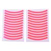 24 Stück/Set Universelle Reflektierende Streifen Radnaben-Aufkleber Sicherheitsfelgenband Aufkleber Zubehör für Auto Motorrad Fahrrad Pink