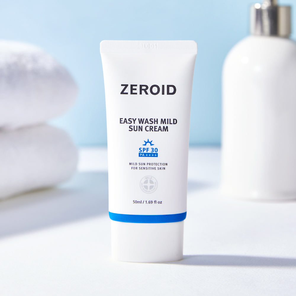 ZEROID Easy Wash Mild Sunscreen 50ml