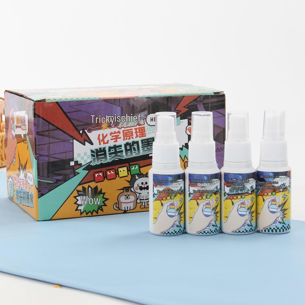 Trace-less Blue Disappearing Ink Prank Spray