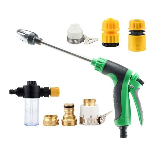 Car Cleaning Pressure Washer Metal Extension Pole Adjustable Nozzle Garden Faucet Pressure