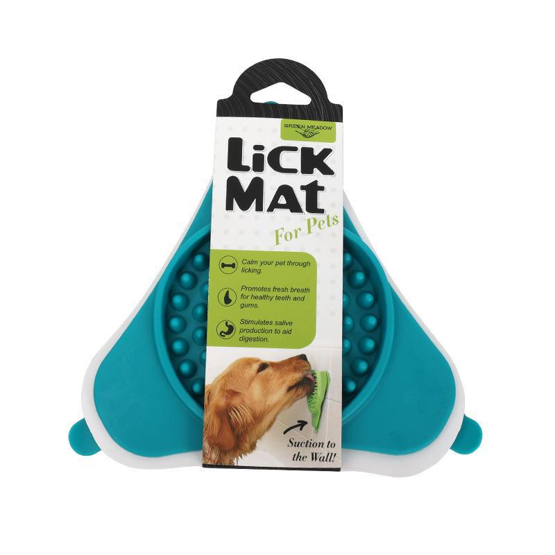 

Коврик для лизания собак с присоской - Медленный коврик для кормления домашних животных синий