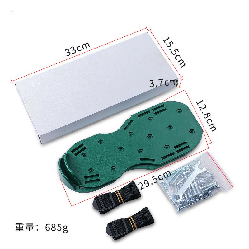 

4.2cm garden hand tools manual aerators nail inflate shoe carbon steel with spring earth plant Lazy tools 2 colors man green