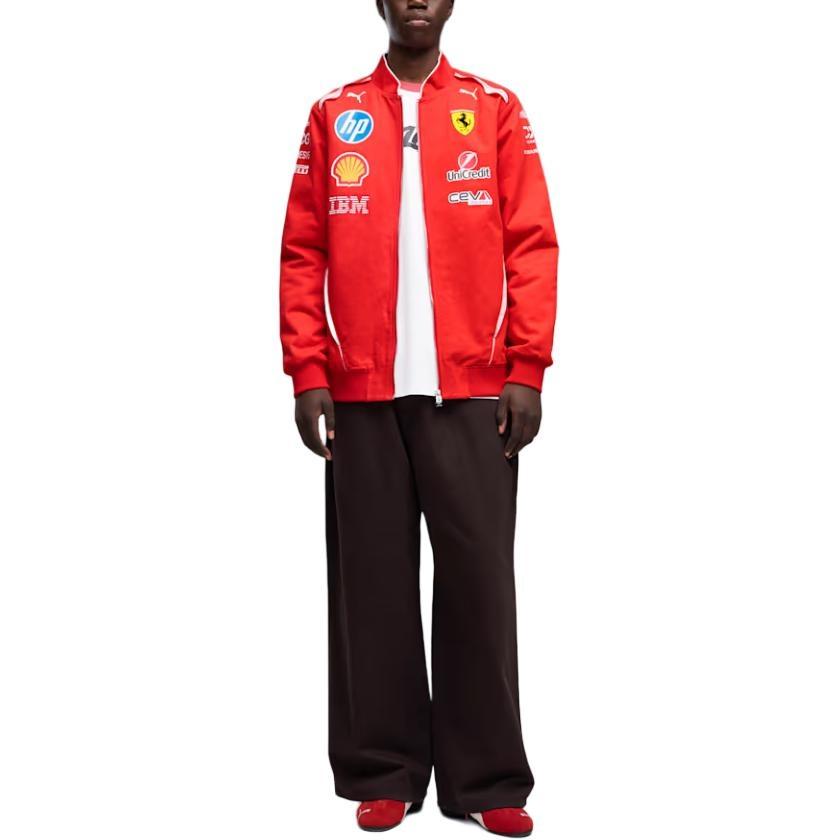 PUMA Scuderia Ferrari Replica Driver's Bomber Jacket 'PUMA Red' Men's 713817-01