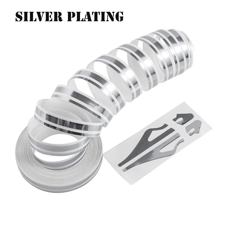 12mm Colorful Striping Pinstripe Steam line DOUBLE LINE Tape Car Body Decal Vinyl Sticker Car Styling Decor Exterior Accessory