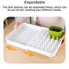 Kitchen Drain Rack Fruit Drainer Organizer Storage Holder Household