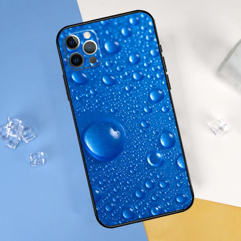 Water Drop Tortoise Phone Case For iPhone 16 Pro Max 13 12 Mini 11 14 15 Pro Max XR 16 15 Plus 16e Cover Shell