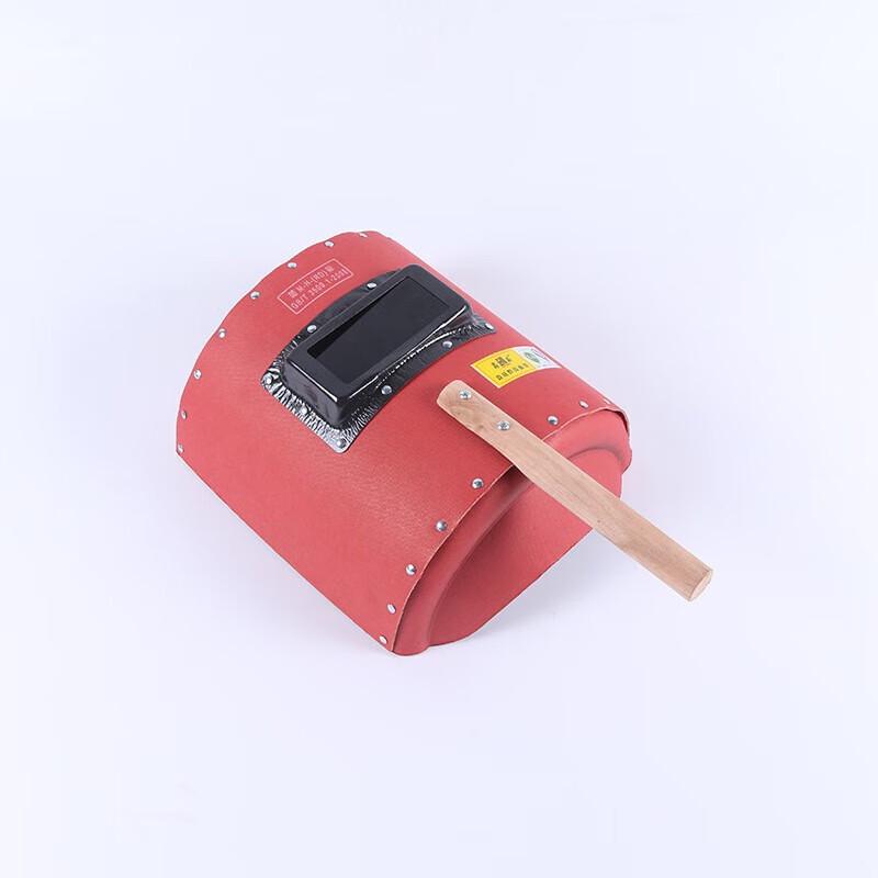 

Brangdy Red Steel Paper Handheld Welding Mask