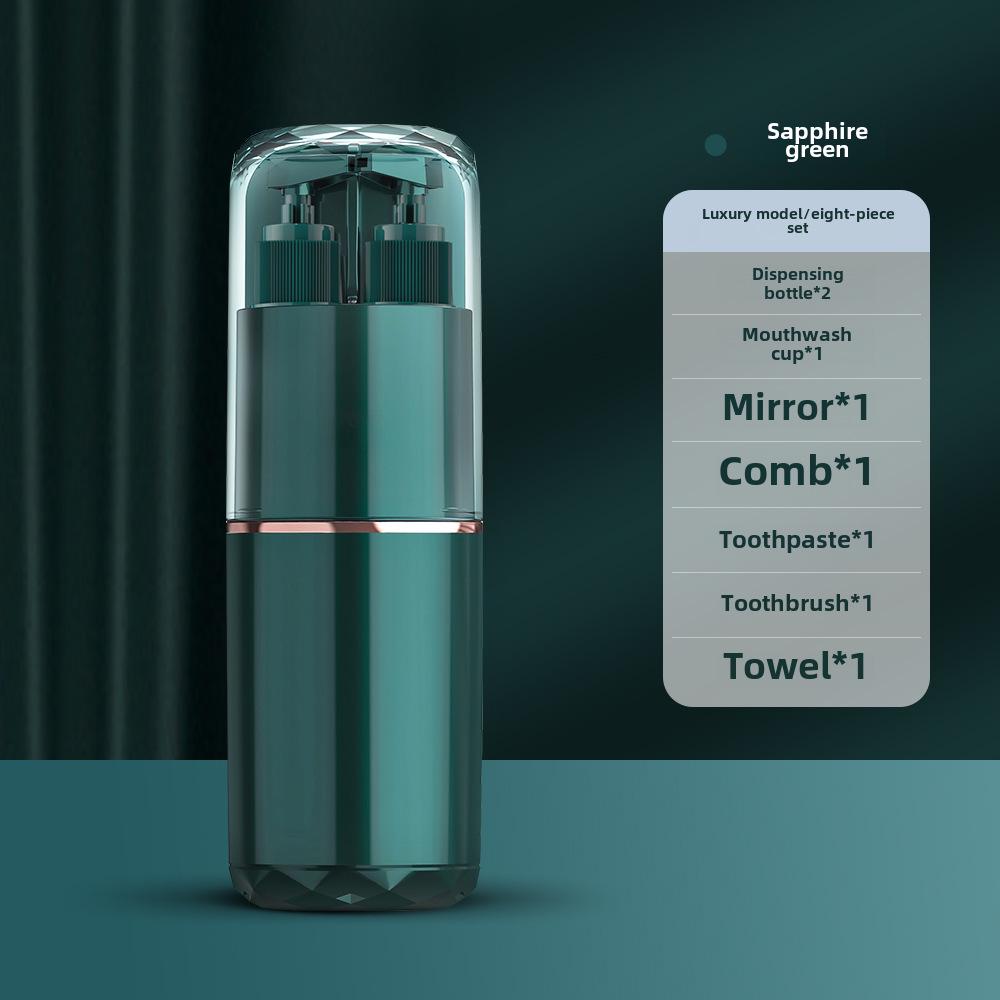 Hayan/Haiying Portable 8-in-1 Travel Wash Cup & Toiletry Storage Bag