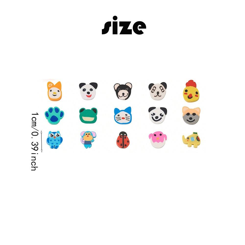 30/50/100 Animal Themed Polymer Clay Beads, Dog, Cat, Panda, Frog, Elephant, Monkey, Spacer Beads, DIY Necklace, Bracelet, Keychain, Jewelry Making
