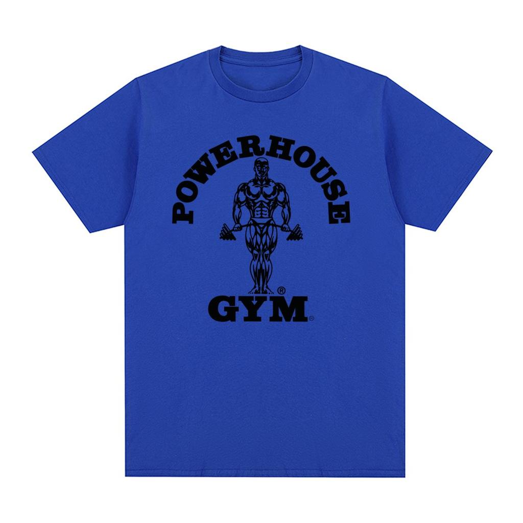Powerhouse Gym Vintage T-Shirt Harajuku Geek Lustig Baumwolle Herren T-Shirt Neues T-Shirt T-Shirt Damen Tops