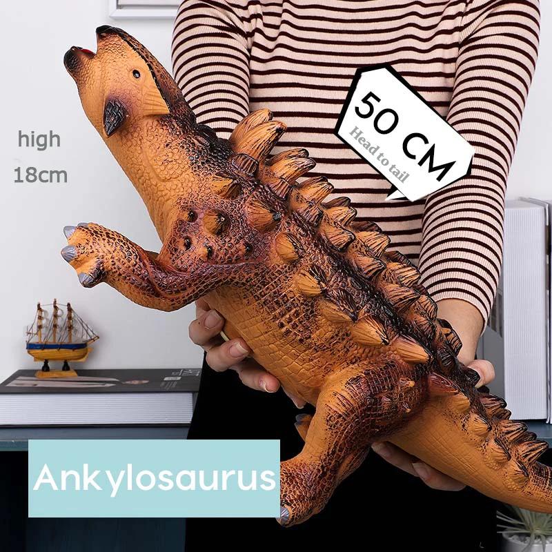 Jurass Large Dinosaur Model Toy T Rex Worlds Soft Puppets Velociraptor Jurass Park Shark Dinosaur Toys for Kids