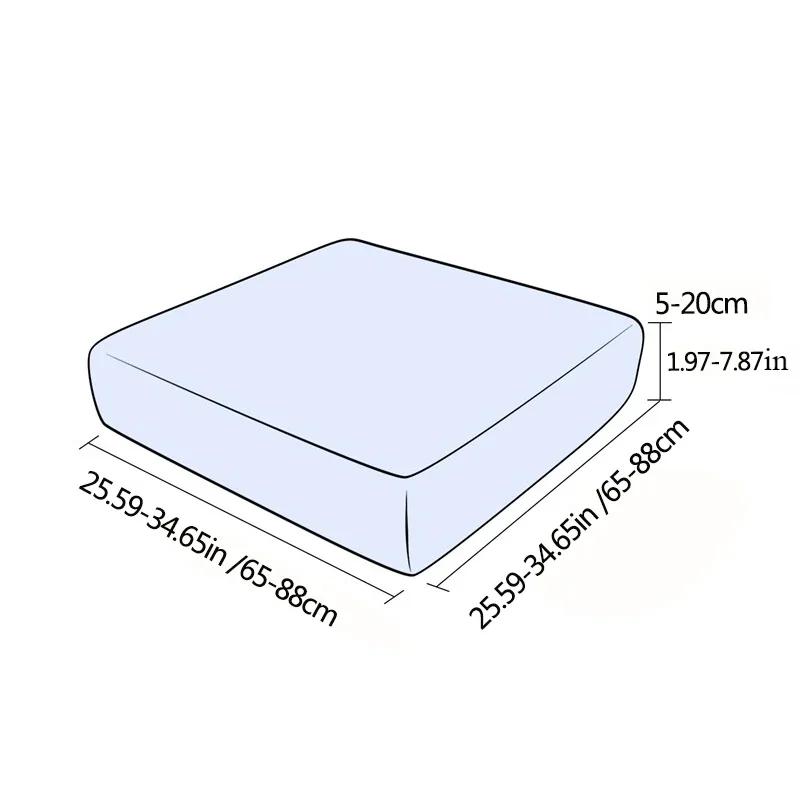 

Jacquard Sofa Cushion Covers Elastic All-inclusive Seat Covers Decor Solid Color Sofa Furniture Slipcovers for Living Room Hotel 1pc