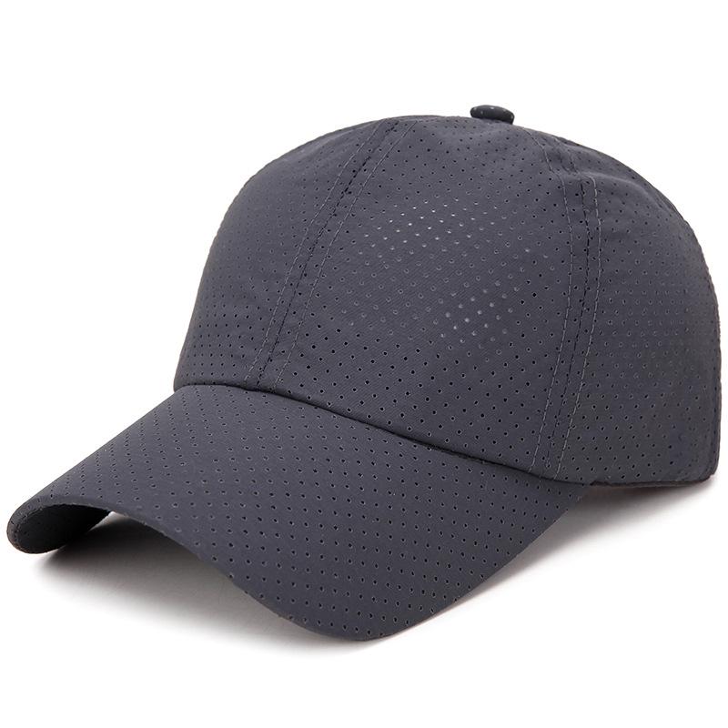 Hat Summer Men's Light Plate Baseball Hat Quick Drying Mesh Breathable Printing Tide Punching Sunshade Duck Tongue Hat