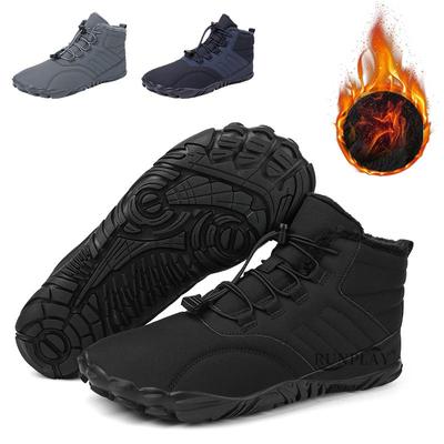 Winter Schnee Stiefel Für Männer Frauen Warm Halten Baumwolle Schuhe Outdoor Wandern Schuhe Plüsch Warme Hohe Stiefeletten Große Größe 47 mann Turnschuhe