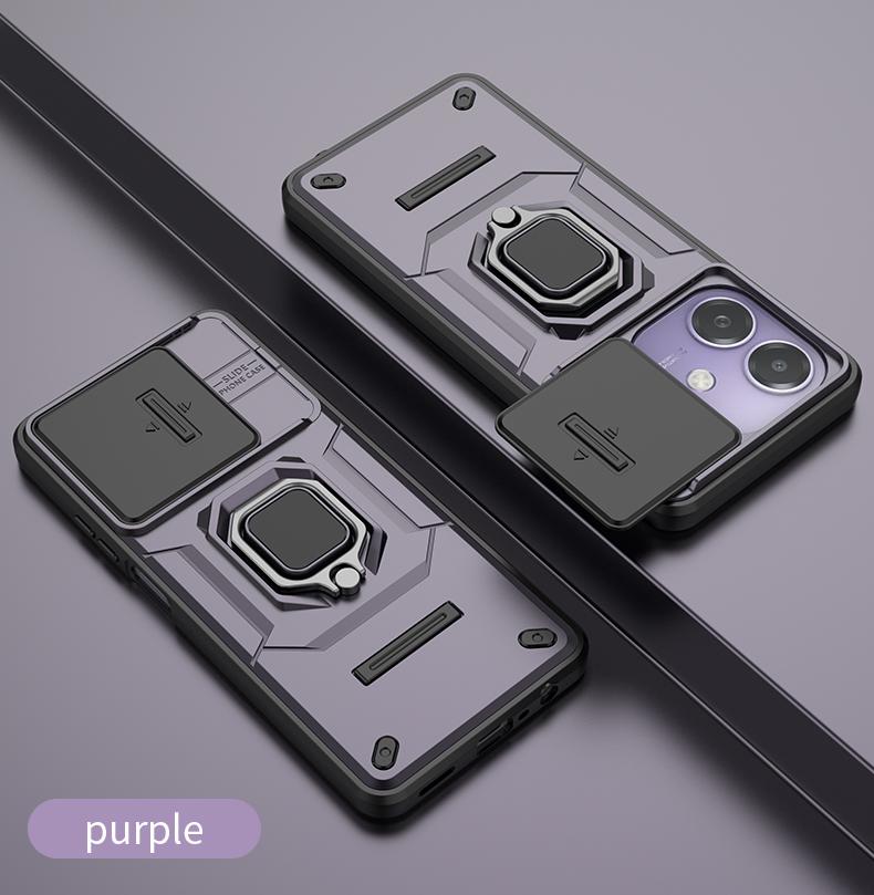 Armor Shockproof Case For OPPO A40 4G A40M A60 A80 5G A3 Pro A3x Protective Cover Magnetic Ring Stand Holder Coque Fundas Capa