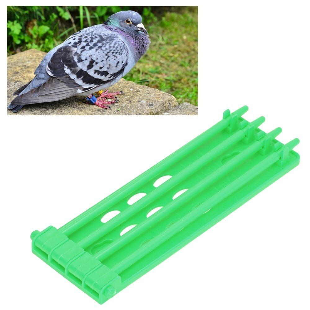 3Pcs 4 Column Design Pigeons Bands Rack Frame ABS Pigeons Leg Rings Holder Keep Pigeons