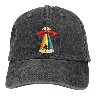Čistá barva táta klobouky nesoucí kanadský lovec husí mimozemský dámský klobouk sluneční clona kšiltovky Bigfoot Sasquatch Peaked Cap