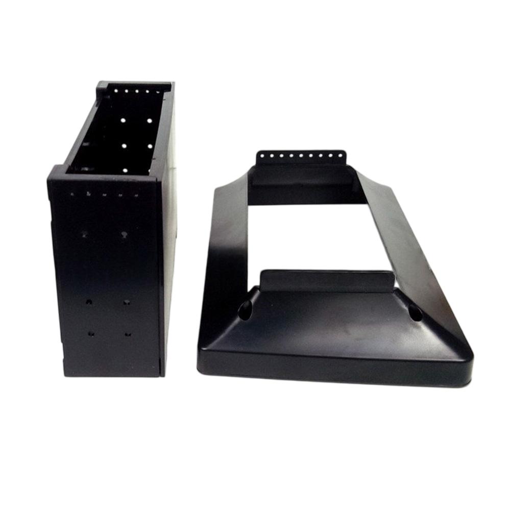For 1DIN to 9 inch or 10.1 inch Car Audio Mounting Fascia Kit ABS Plastic Frame for Horizontal Head Unit Dashboard Fit