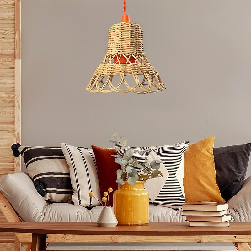 Handmade Lampshade Hand Woven Lamp-chimney Ornament Light Cover Bar Lighting Living Room Gift Creative Home Decor