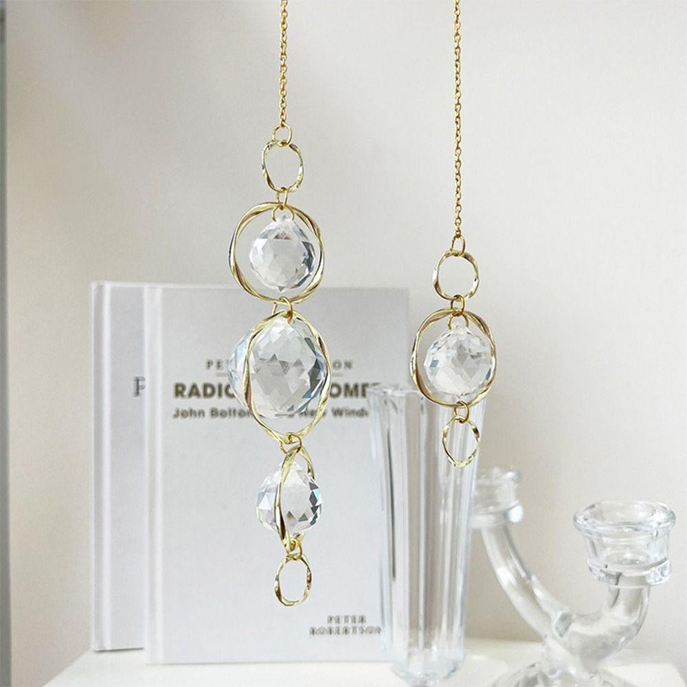 Doplňky Zvonkohra Křišťálová Skleněná Kapka Ornament Kreativní Lapač Slunce Dárek