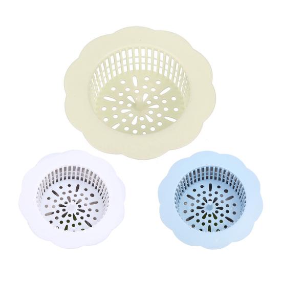 Flower Shape Sewer Drain Filter Cover Kitchen Basin Sink Strainer Waste Stopper