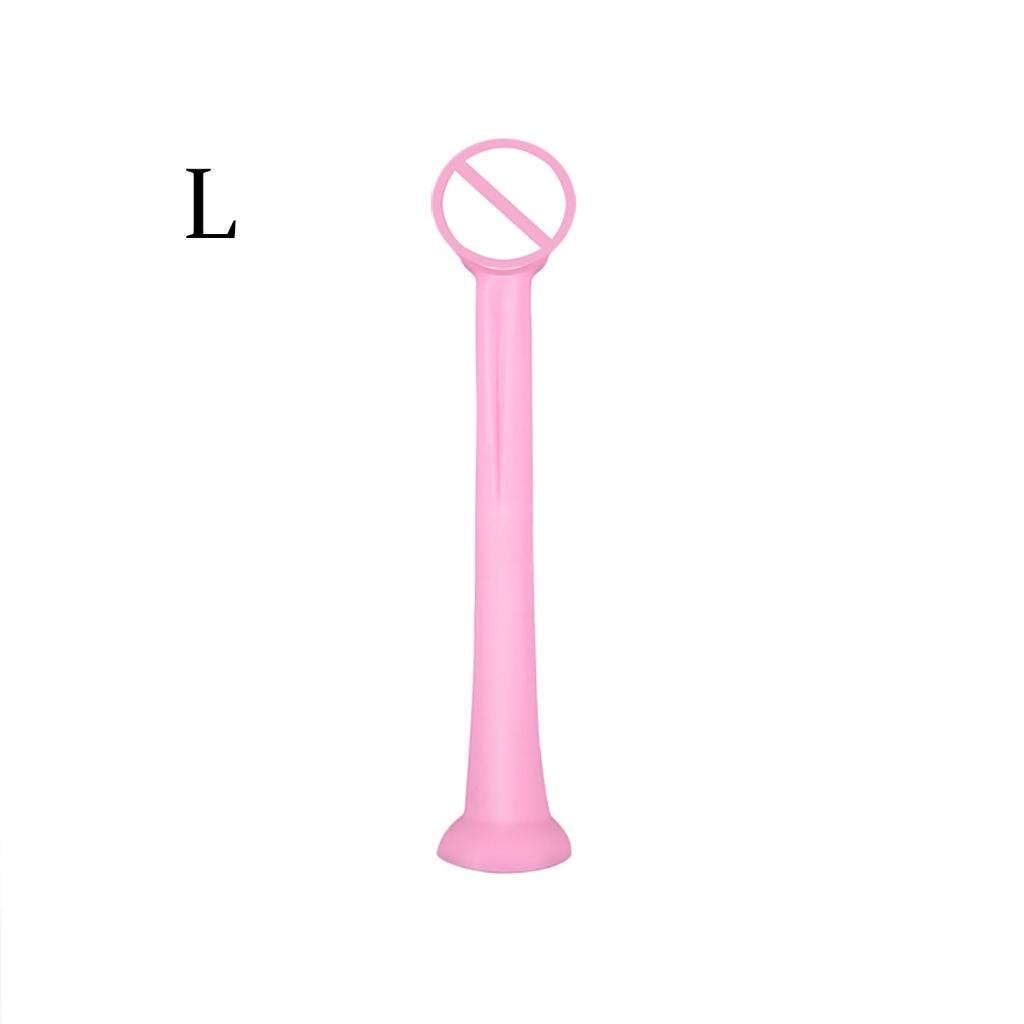 Liquid Silicone Anal Plug Long Butt Plug Big Dildos Stimulate Anus and Vagina Soft Anal Dilator Penis Sex Toys Dick Sex Products