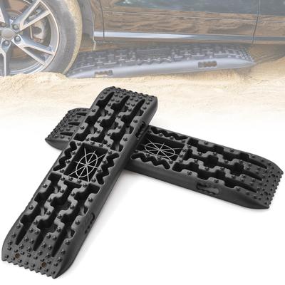 10 TON Traction Boards with PP Material, Recovery Boards for Off-road Vehicles/Cars/Pickups/SUVs/RVs, Pair Tire Traction Mats On Snow, Sand