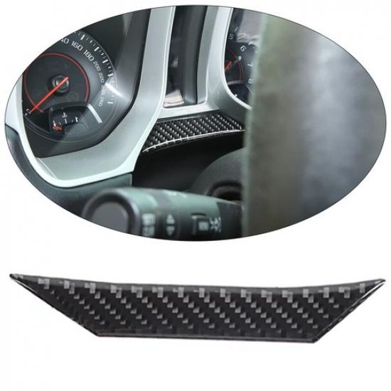 Dashboard Lower Decor Sticker Cover Trim Carbon Fiber For 2012-2015 Chevy Camaro